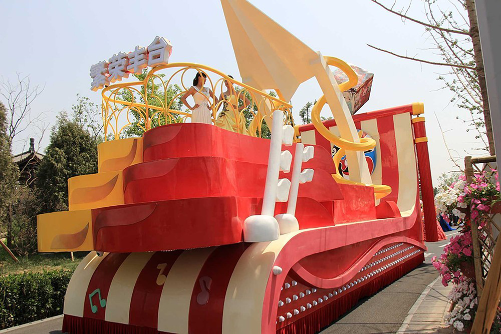 永平玻璃钢舞台花车