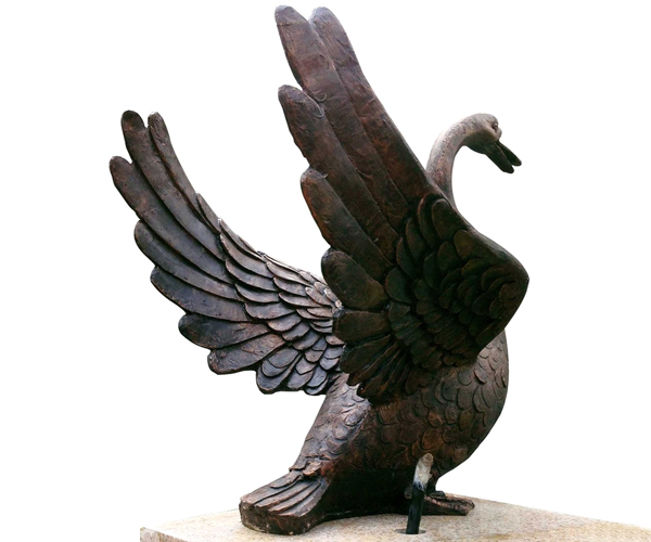 永平铸铜动物雕塑 - 大鹅