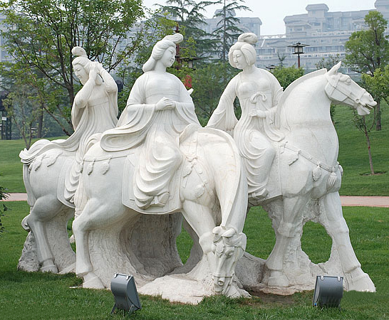 永平汉白玉人物