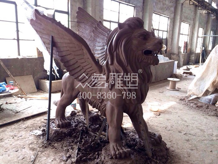 永平张家港某楼盘飞狮雕塑