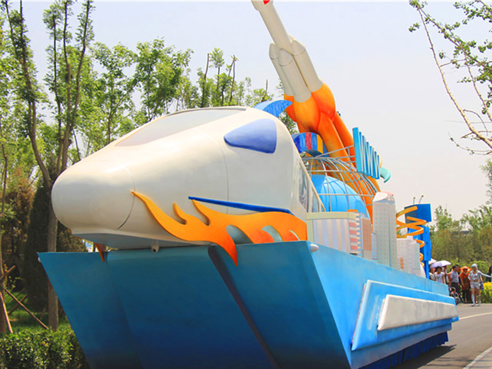 永平玻璃钢火车主题花车