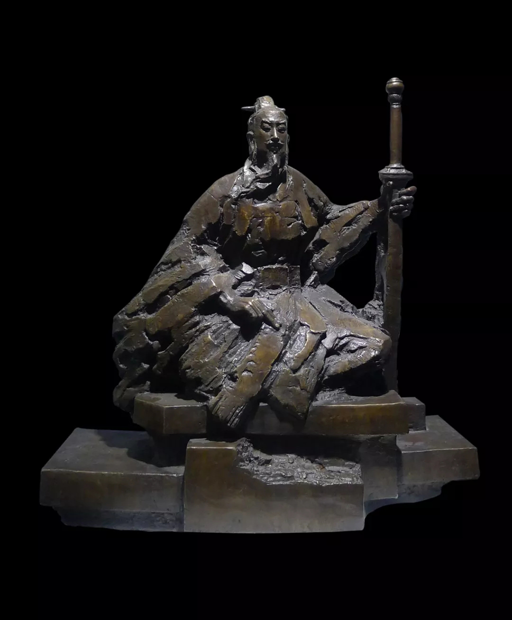 永平铸铜雕塑《刘备》赏析