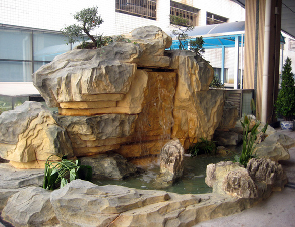 永平室内假山