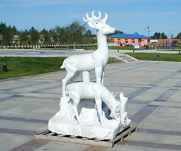 永平汉白玉小鹿