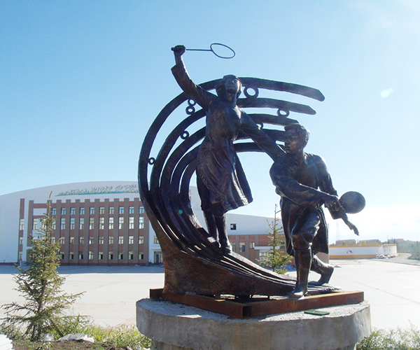 永平校园文化雕塑之体育主题