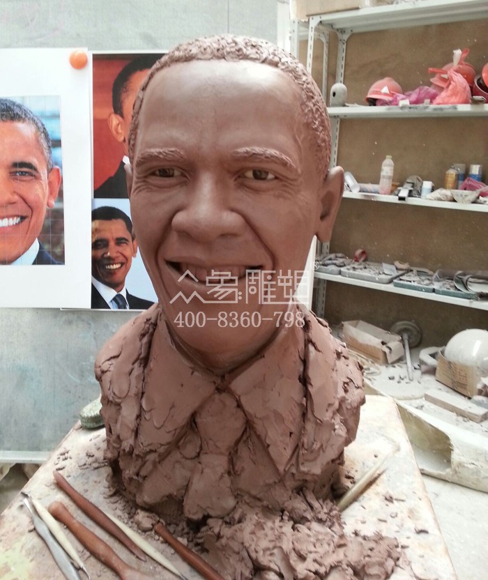 永平武汉某会展奥巴马蜡像
