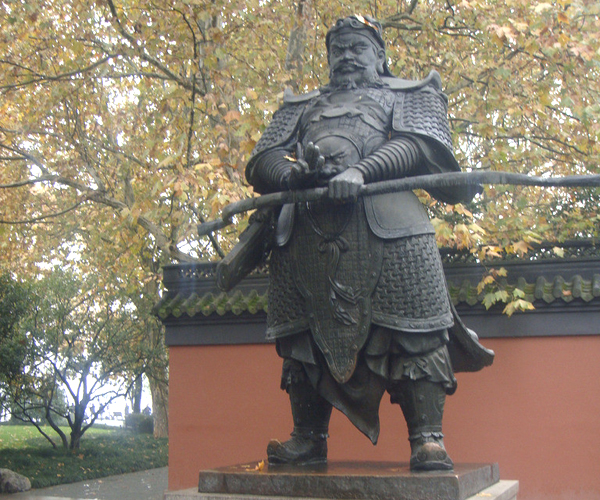 永平铸铜古代武将