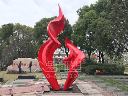 平安浙江平湖党建公园雕塑