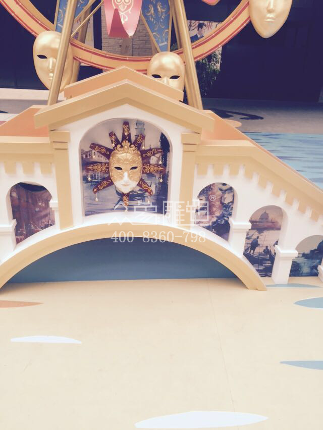 永平宁波商场彩绘玻璃钢