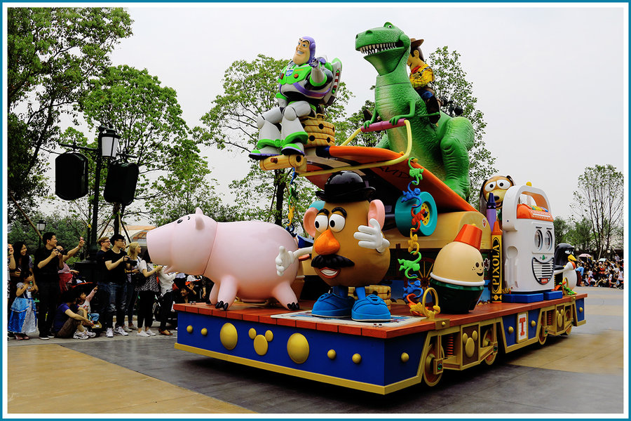 永平动物主题花车