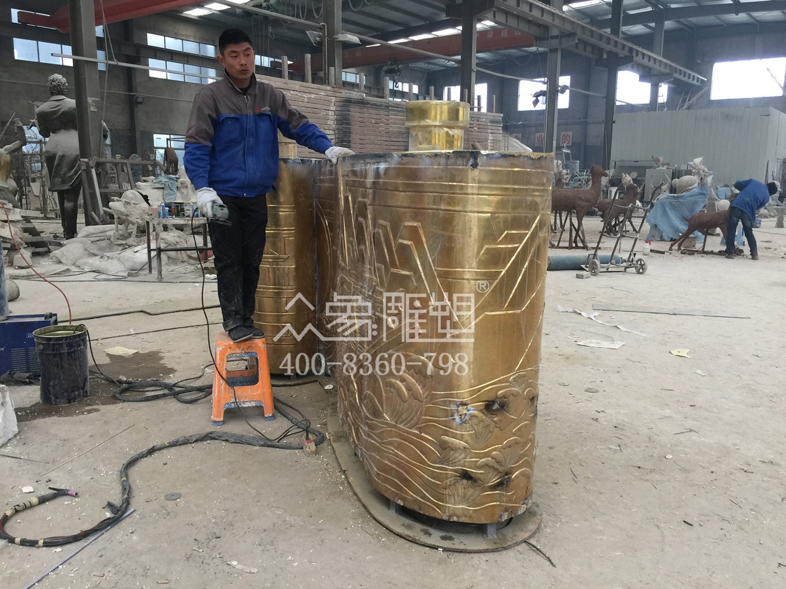 永平宜兴陶里文化广场雕塑