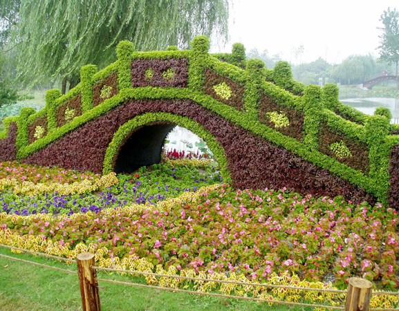 永平绿色植物拱桥