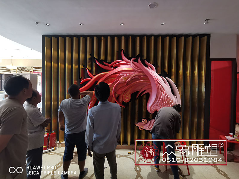 永平海岸城凤凰雕塑