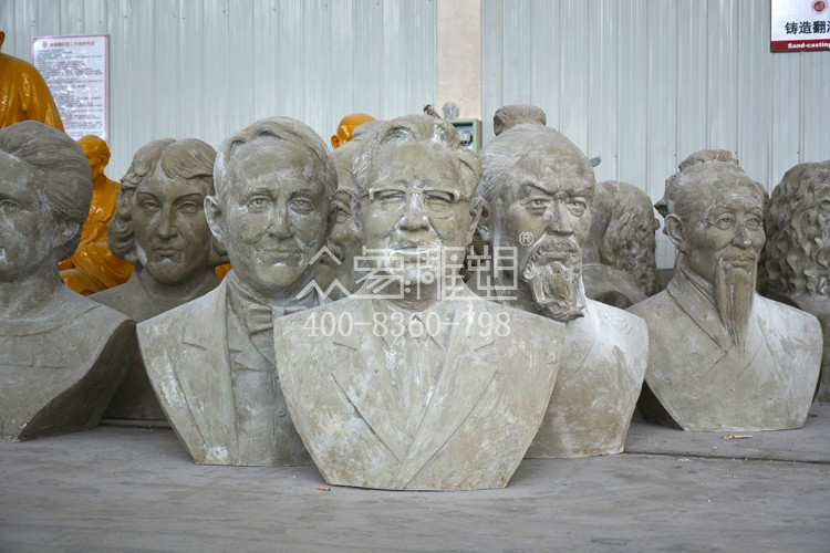 永平盐城某部队铸铜胸像组