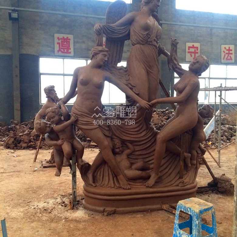 永平常州环球港欧式人物雕像