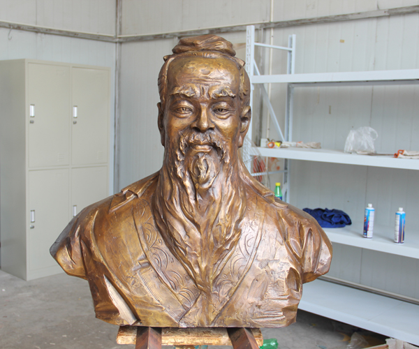 众象雕塑热着色铸铜胸像